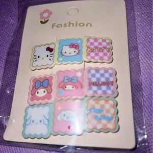 Sanrio hair clips